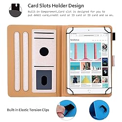 Universal 10 Inch Case, Techcircle Slim Folding PU