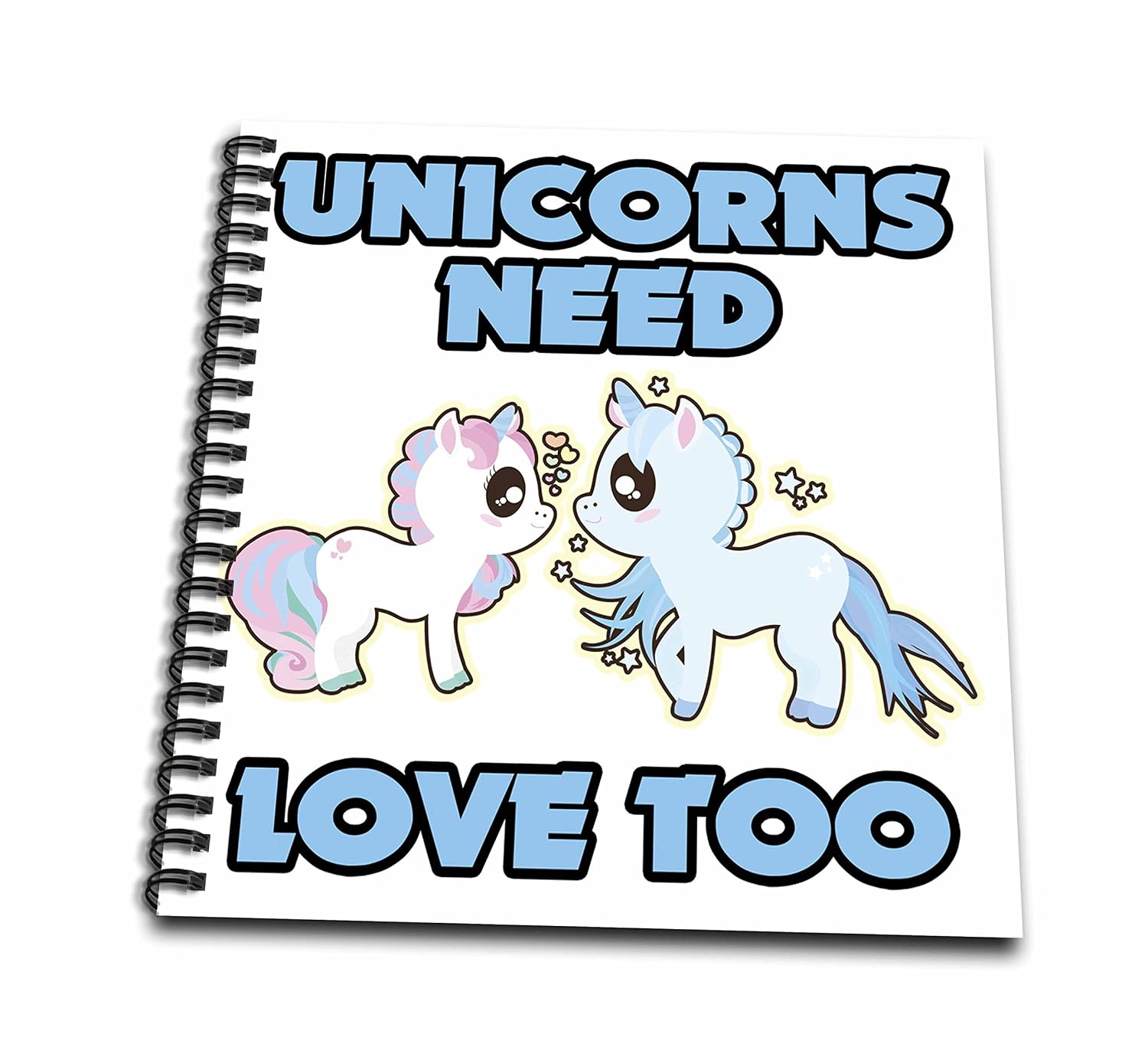 Amazoncom 3d Rose Kawaii Boy Girl Unicorns Need Love Too