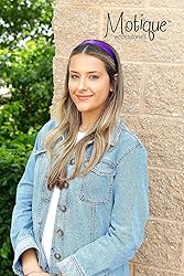 Motique Accessories Purple 1 Inch Satin Hard
