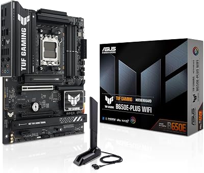 TUF GAMING B650E-PLUS WIFI, Scheda Madre AMD ATX, Slot DDR5, Nera