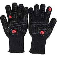 MEATER Mitts - Heat Resistant BBQ Gloves - Premium Grilling Gloves for Smoker, Oven, Cooking, and Baking - Non-Slip, High-Tem