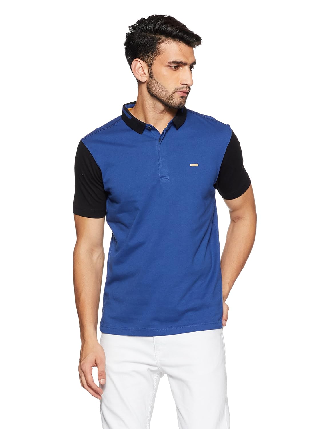 wrangler men's solid regular fit polo