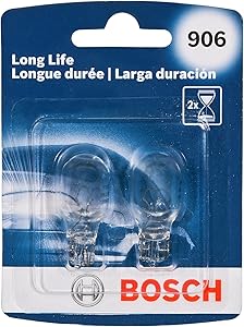 Bosch 906 Long Life Upgrade Minature Bulb, Pack of 2