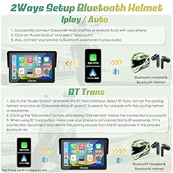 Carpuride W502 Motorcycle GPS Wireless Portable