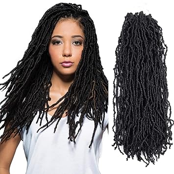 Amazon Com Micro Locs Crochet Braids 3packs Natural Faux Locs