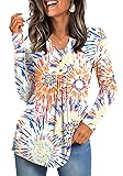 CATHY Womens Long Sleeve Tops 2025 Fall Fashion