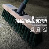 TDBS 11.5" Sweeping Brush Outdoor Broom with 120cm Metal Handle view 2