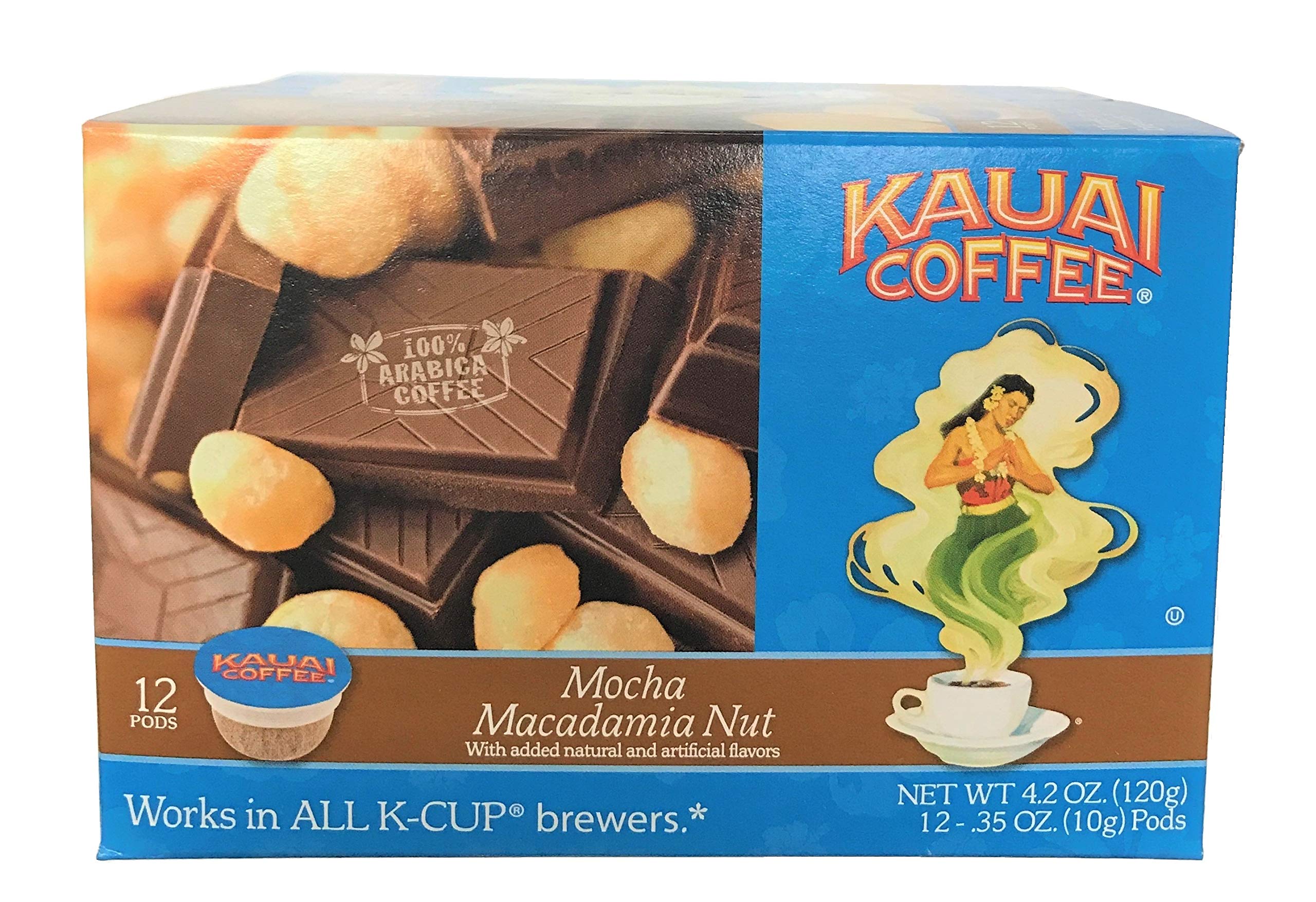 Buy Kauai Coffee Single Serve Pods, Mocha Macadamia Nut 100 Premium Arabica Coffee from