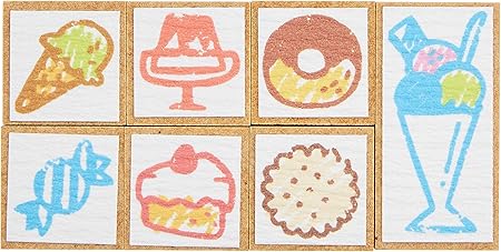 Amazon スタンプ工房 愛 かわいいスタンプセット 楽しいスタンプセット カフェスイーツ エコウッド J2 01 文房具 オフィス用品 文房具 オフィス用品