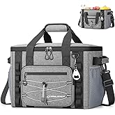 Maelstrom Soft Sided Cooler Bag, 30/40 Can Collapsible Insulated Ice Chest, Large Leakproof Portable Storage for Camping, Travel, Kayaking & Beach