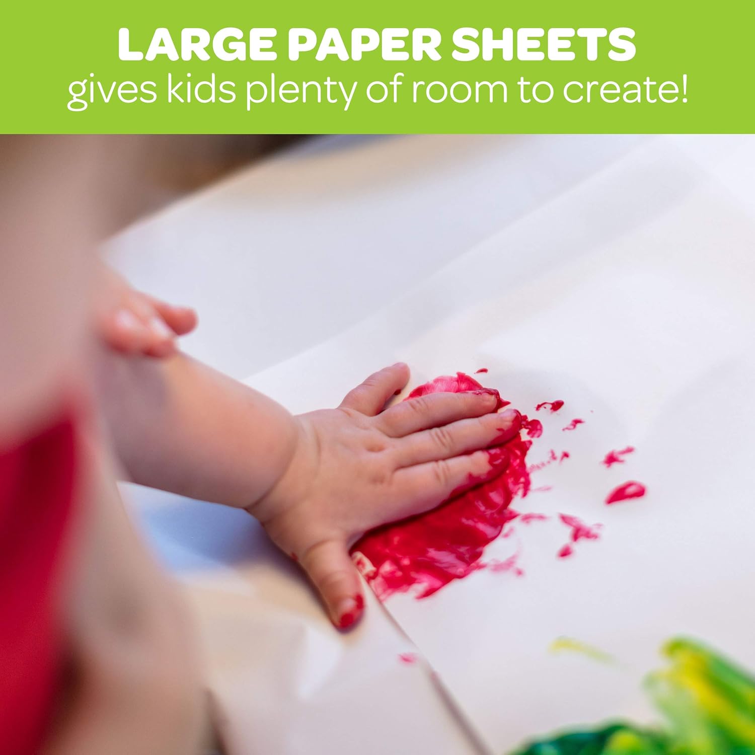 Crayola Giant Fingerpaint Paper, 25 Pages, 16" x 12" (99-3405): Toys & Games