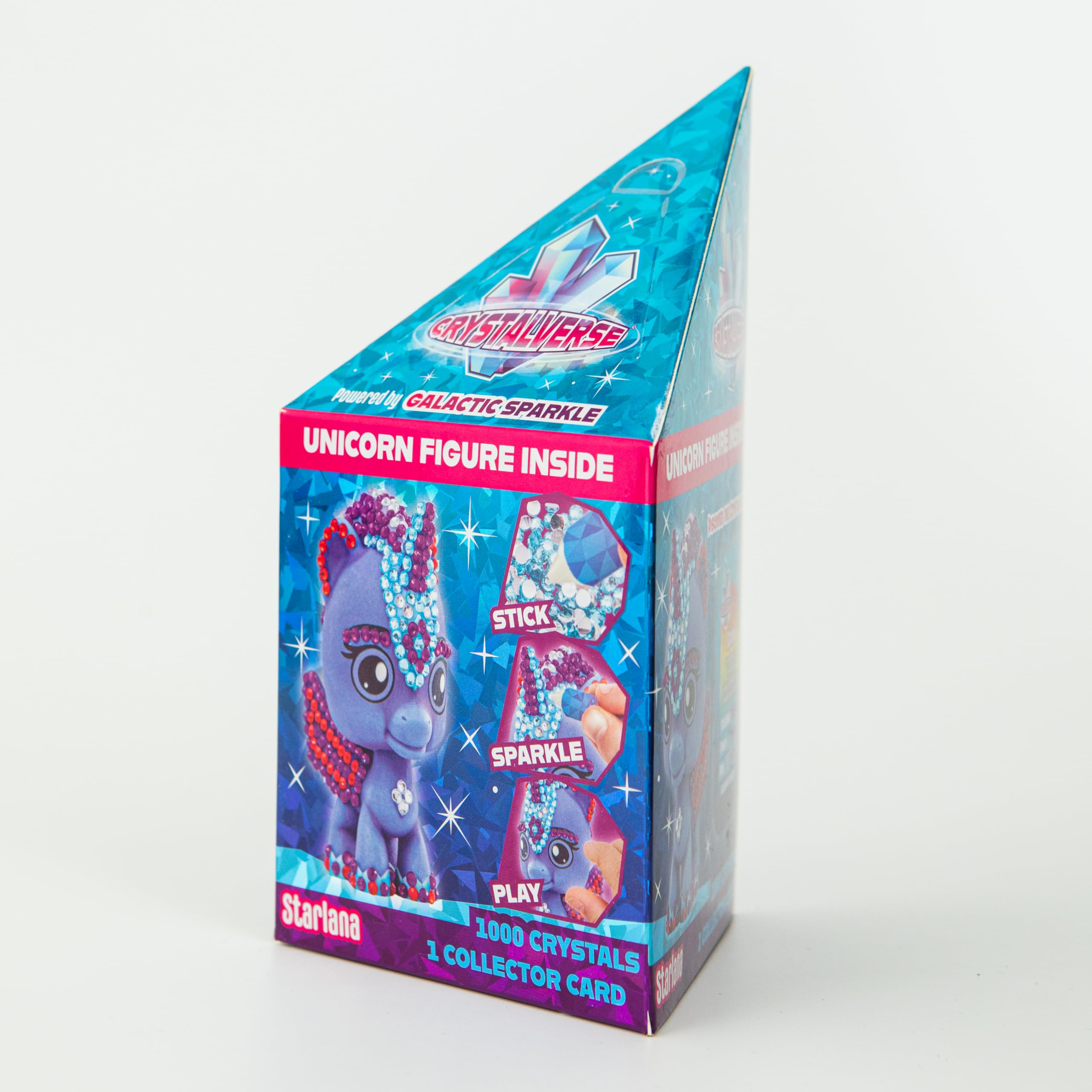 Crystalverse Mini Starlana Kit - Diamond Painting Toy for Kids - Includes Over 1000 Crystals - Ideal for Unicorn Fans - Imaginative and Creative Customisable Toy for Children Ages 6 to 9 Years