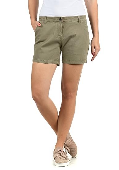 DESIRES Kathy Damen Chino Shorts Bermuda Kurze Hose Mit Stretch-Anteil Regular Fit
