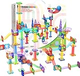 PicassoTiles 150pc Magnetic Marble Run Track Set STEM Educational Toy