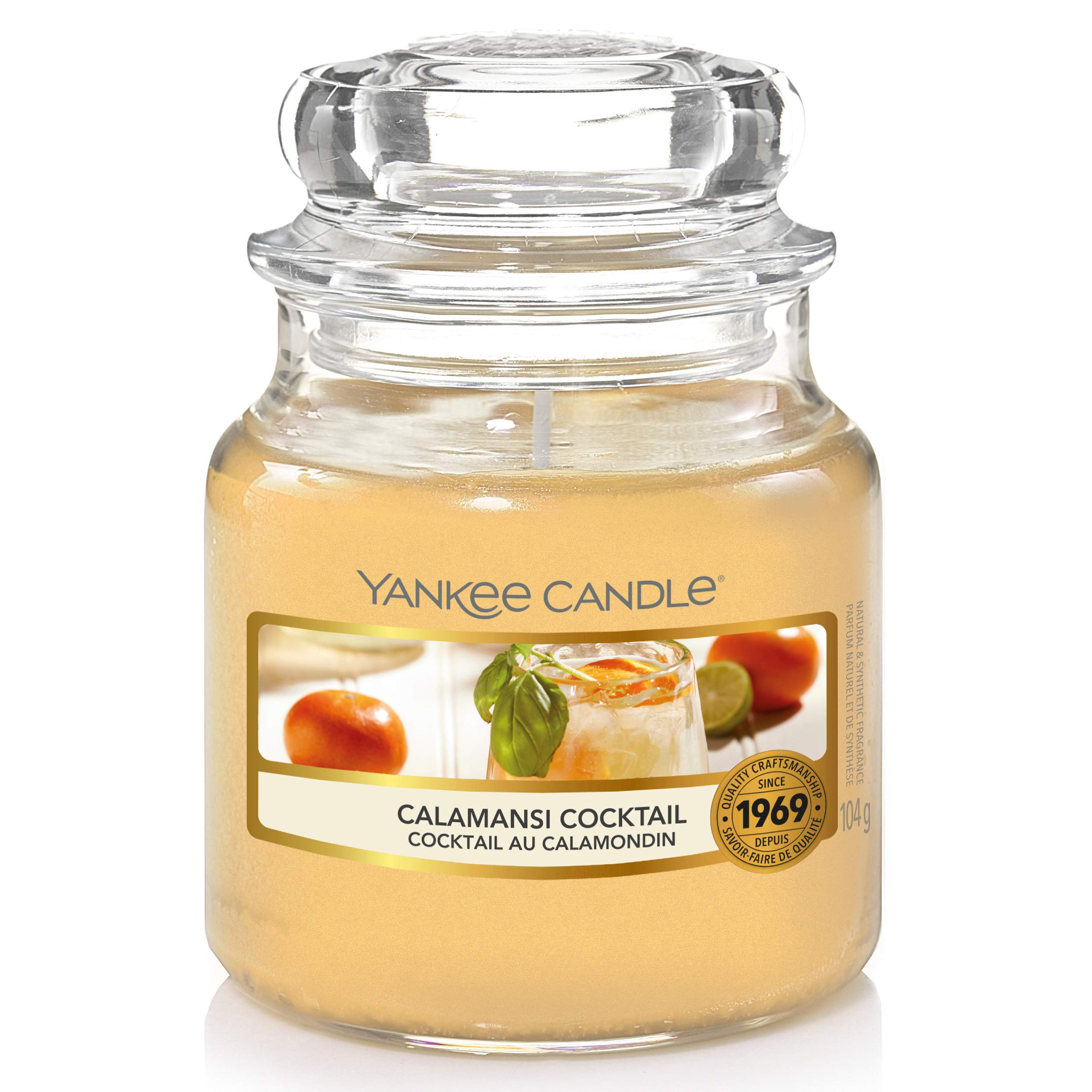 Yankee Candle Classic Small Jar, Wax, calamansi Cocktail, Candle