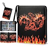 900 Pockets Card Binder with Sleeves, Trading Cards Holder for Card, Yugioh Storage Album, Baseball Card Organizer, MTG Zip F