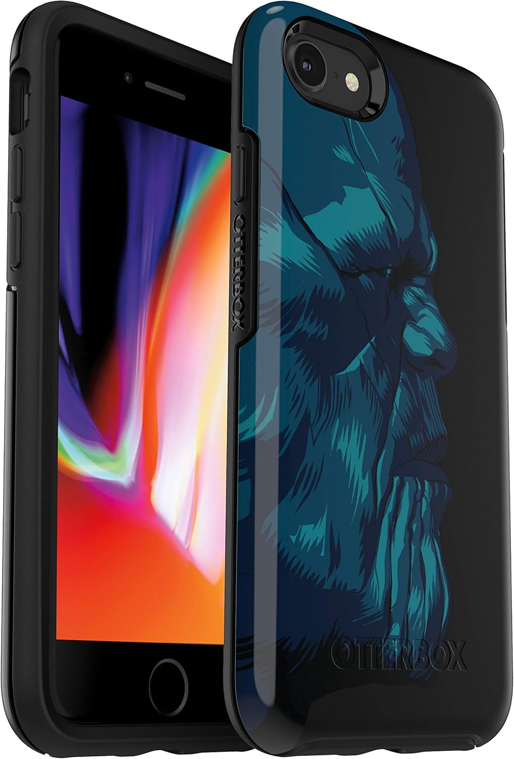 OtterBox Symmetry Series Marvel Case for iPhone SE (2nd gen - 2020) and iPhone 8/7 (NOT Plus) - Retail Packaging - Thanos