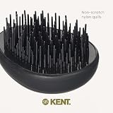 Kent Pebble Travel Hairbrush Matt Black - Compact Hair Care Tool view 5