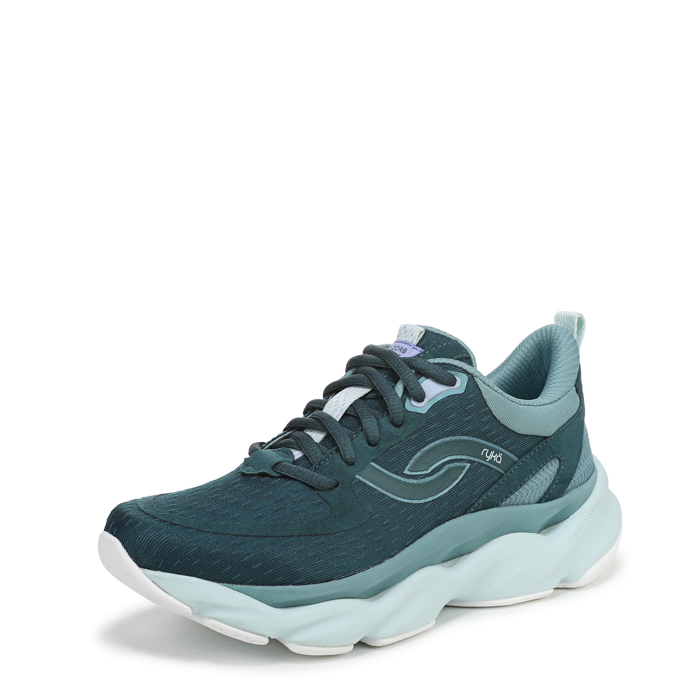 Ryka Womens Rezorb Max Walking Shoes Dark Sea Green 6 W