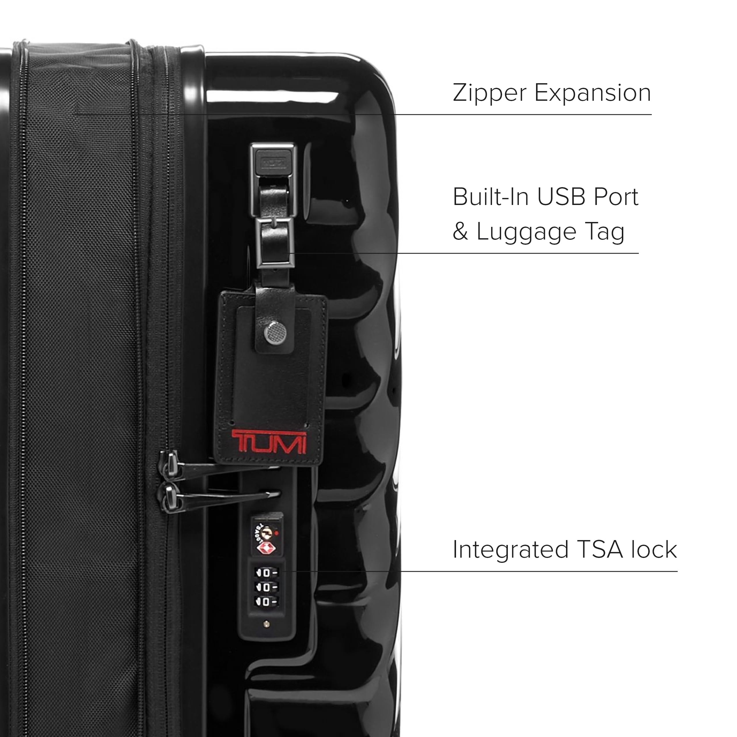 TUMI 19 Degree Small Compact 4 Wheeled Brief - Carry-On Briefcase Bag - Travel Accessories - 16.0