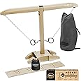 Craggy Games Ring Toss & Shot Ladder Game Hooks XPLR - Portable Aluminum Hook and Ring for Indoor/Outdoor Games - Family Game Night, Party Games, Travel, Multiplayer Kids and Adults