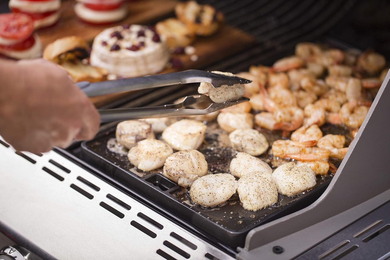 Weber 7404 Cast Iron Griddle, Black : Grill Griddles : Garden & Outdoor