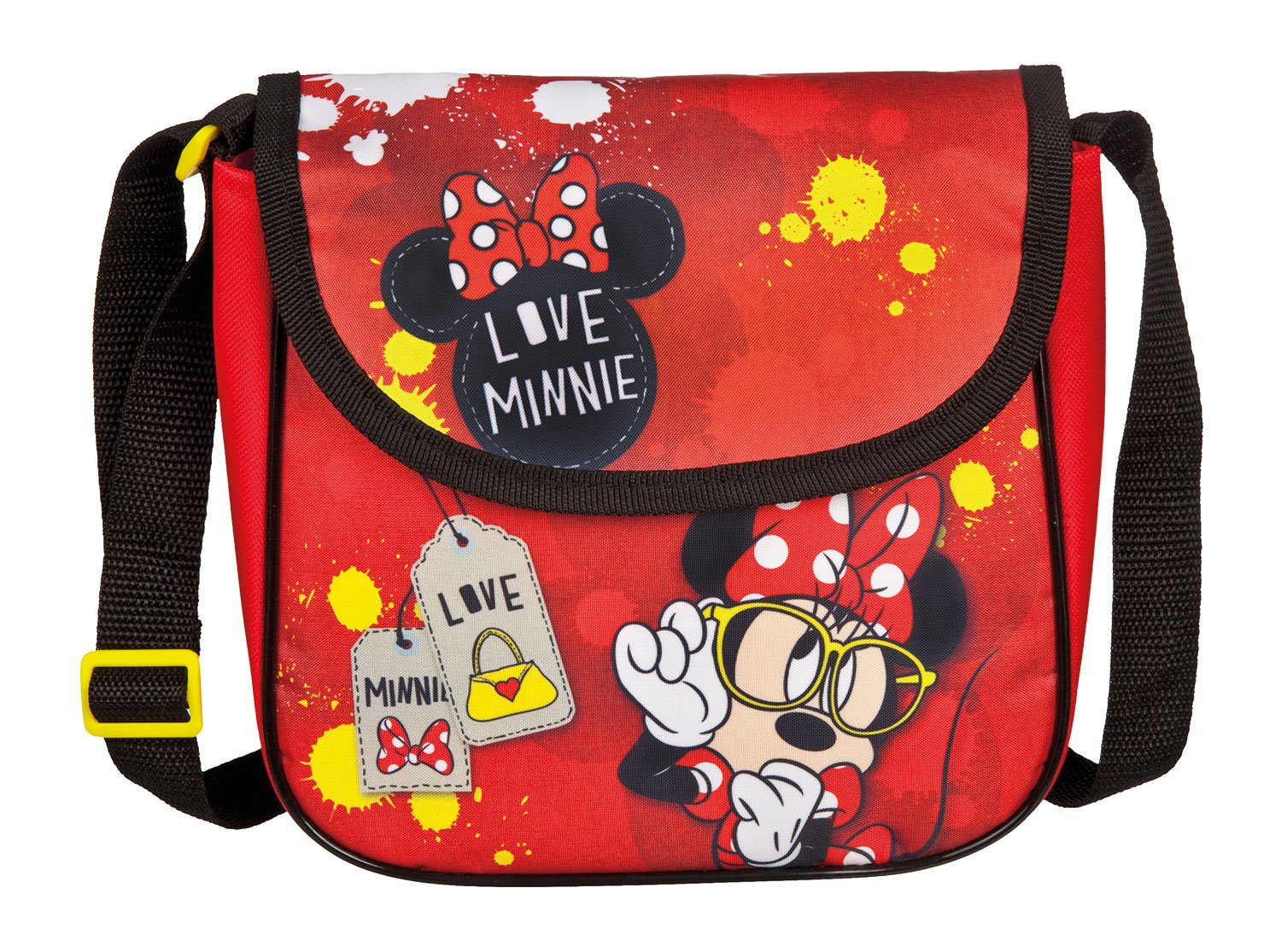 Undercover Children's School Bag Disney Minnie Mouse Design, 21 x 22 x 8 cm, 3 Litre, Red