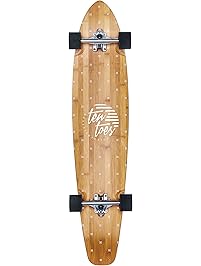 Ten Toes Board Emporium Zed Bamboo Longboard Skateboard Cruiser