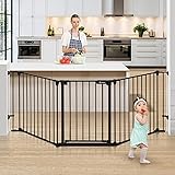 COMOMY 80" Extra Wide Baby Gate, Dog Gate for House