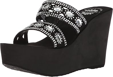 yellow box gateway wedge sandal