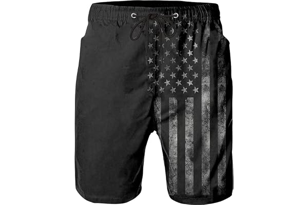 PAUFOGA graphic swim trunks