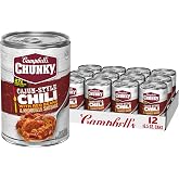 Campbell&rsquo;s Chunky Cajun Style Chili, 16.5 oz Can (12 Pack)
