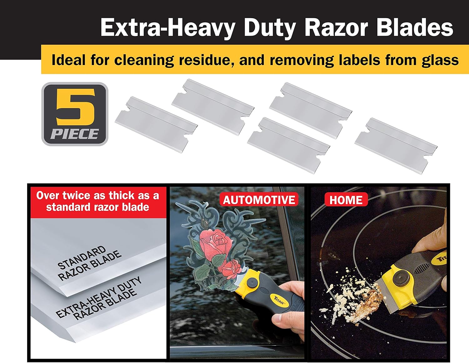 Titan 17002 2-Piece Multi-Purpose and Mini Razor Scraper Set: Home Improvement