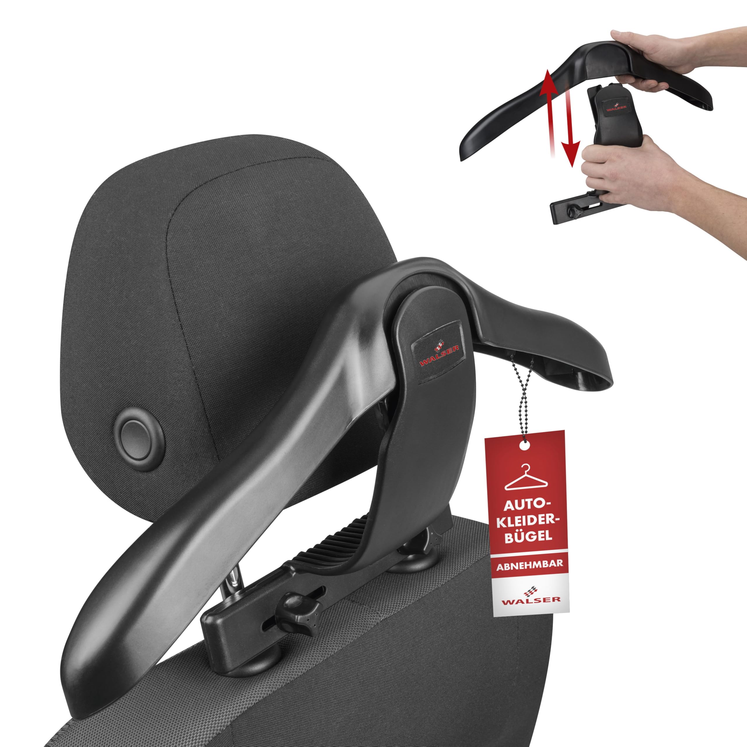 Walser 30330 Car Headrest Coat Hanger