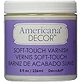 DecoArt Americana Decor Varnish 8oz, Soft Touch, White