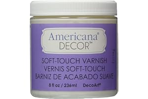 DecoArt Americana Decor Varnish 8oz, Soft Touch, White