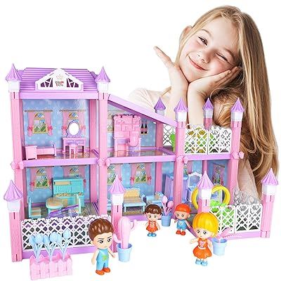 Deluxe Dreamhouse Dollhouse Playset with Dolls, Bahrain Ubuy