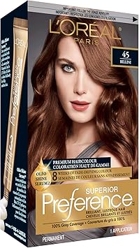 L Oreal Paris Superior Preference Permanent Hair Colour 45 Medium