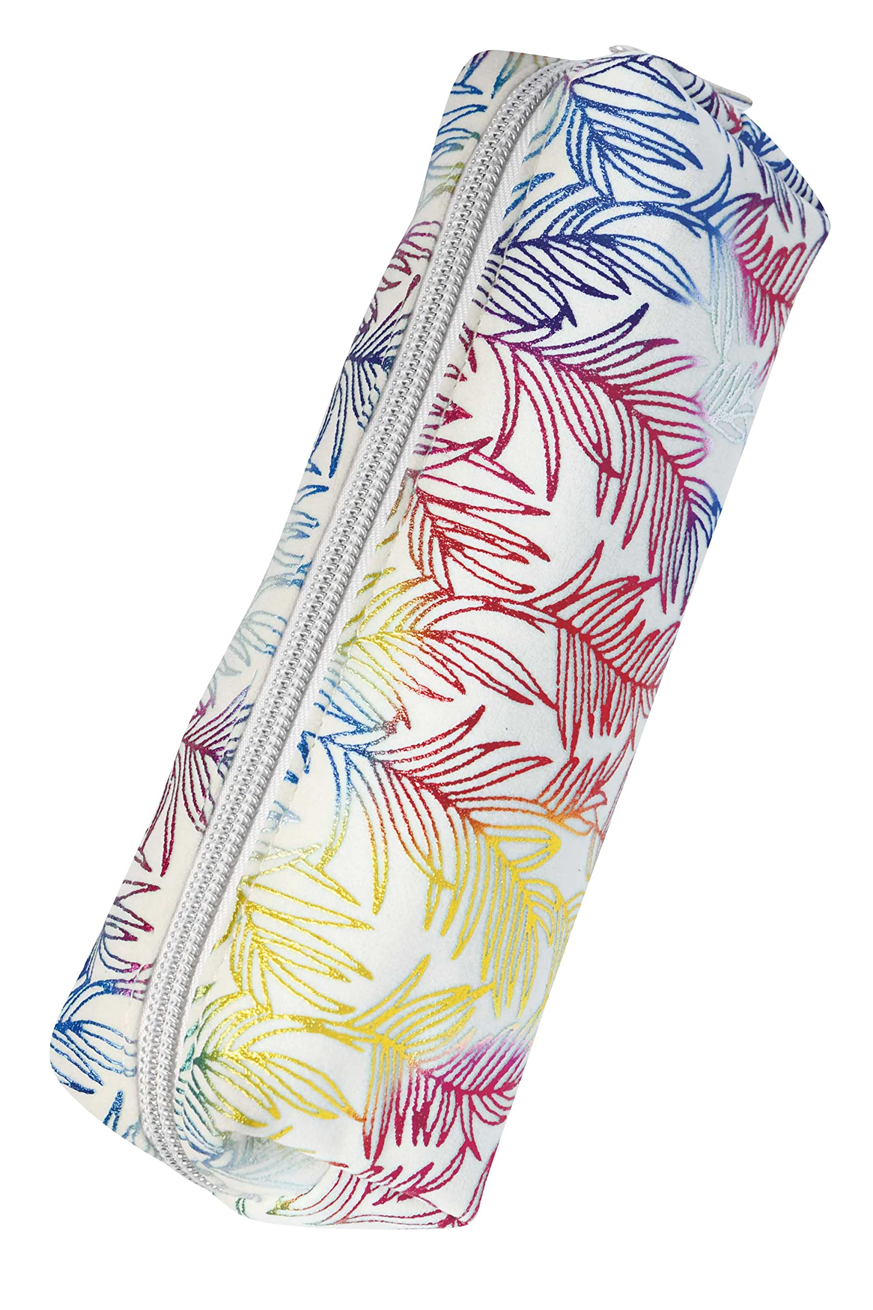 Pencil Rainbow Leaf I Stylish Case for Boys & Girls I Practical Zip Pencil Case with 1 Compartment I Ideal for School, University & Office