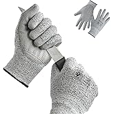 ASANEST Cut Resistant Work Gloves,PU coated palm Gloves,Durable Cutting Gloves for Fishing, Woodworking, Gardening,welding