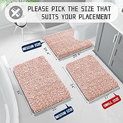 Yimobra Bath Rugs for Bathroom 32x20, Ultra Soft