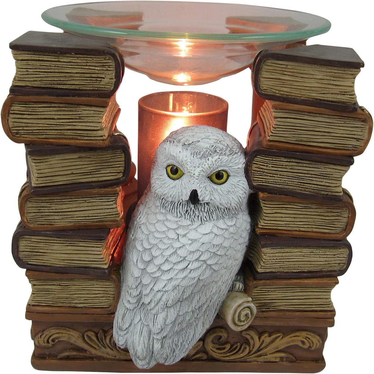 Oil Lamps & Accessories - World of Wonders Essence of Magic Owl Oil Burner | Electric Wax Fragrance Melter | Aromatherapy Lamp Home Decor Accent Light