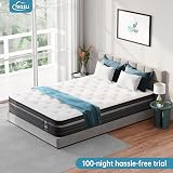 TeQsli Double Mattress 10.6in Hybrid 9-Zone Pocket Sprung CertiPUR OEKO-TEX view 7