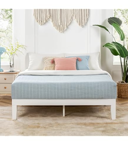 Amazon.com: Sementa 12 Inch High Bamboo Wood King Size Bed
