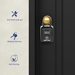 Iron Lock® - Key Lock Box Portable with Removable