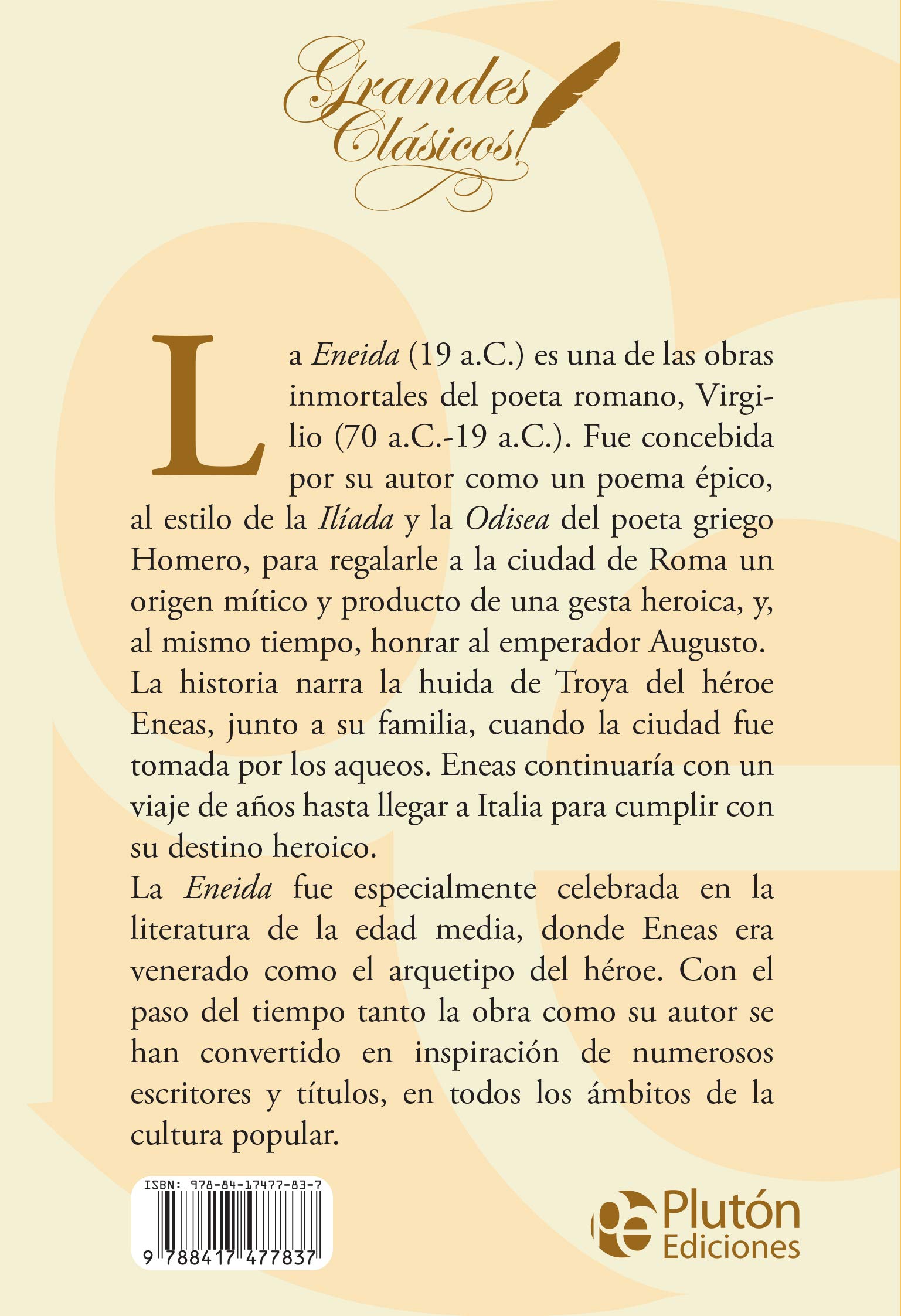 La Iliada Y La Odisea Wikipedia Eneida (Colección Grandes Clásicos) (Spanish Edition): Virgilio, Akram,  Celia: 9788417477837: Amazon.com: Books