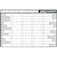 2025 Yearly Wall Calendar - Large Yearly Calendar 2025, Jan 2025 - Dec 2025, 38.2" x 25.2" (Open), 2025 Calendar 12 Month, Yearly Wall Calendar 2025 with Moon Phase, Notes, Thick Paper, Stickers, Grey