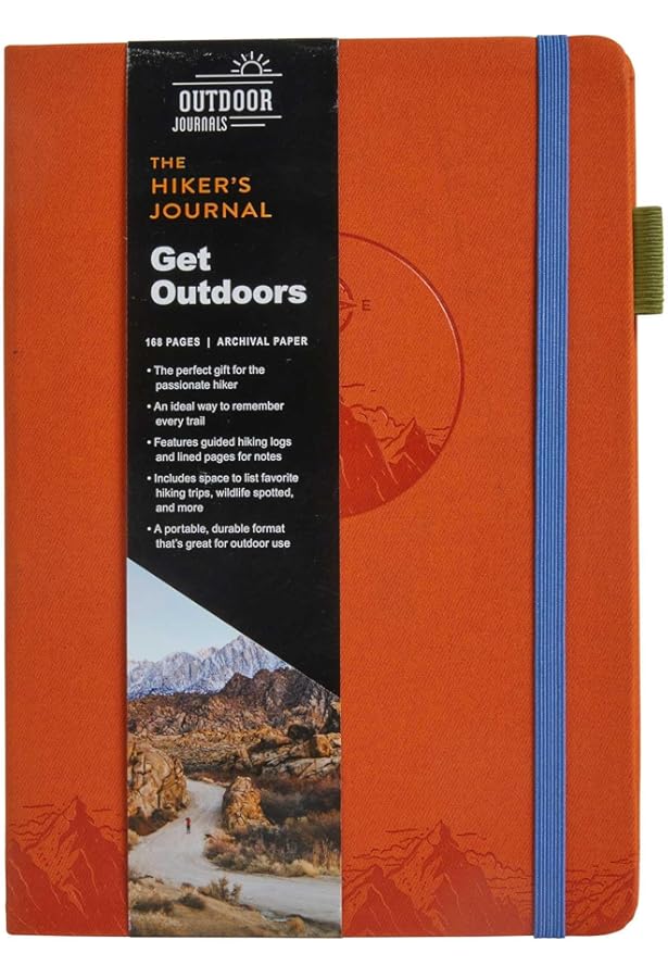 Natmisz: Hiking Logbook, Hiking Journal With Prompts To
