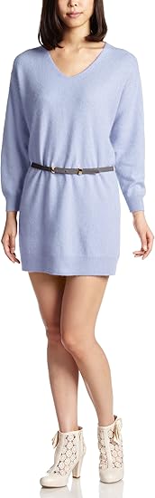 Amazon Co Jp スナイデル Snidel ベルト付ニットワンピース Swno 81 Lblu F 服 ファッション小物 Amazon Co Jp スナイデル Snidel ベルト付ニットワンピース Swno 81 Lblu F 服 ファッション小物