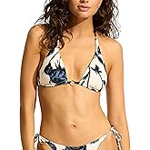 Seafolly Women's Standard Longline Tri Bikini Top Swimsuit